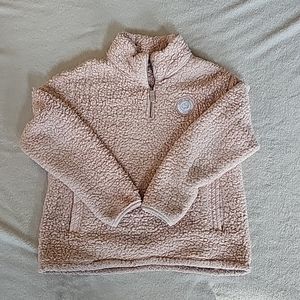 Ivory Ella Sherpa Style Pullover Womens Large